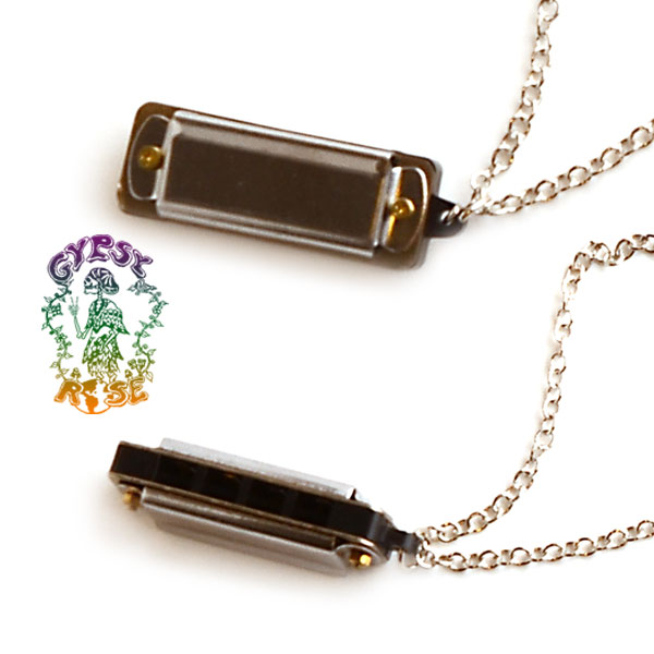 Rhythm and Blues Harmonica Necklace Gypsy Rose