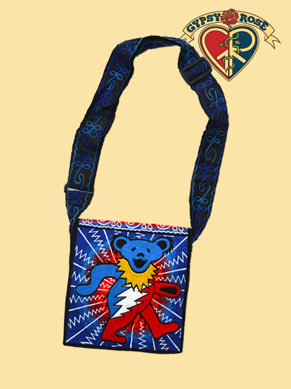 Grateful dead messenger bag top