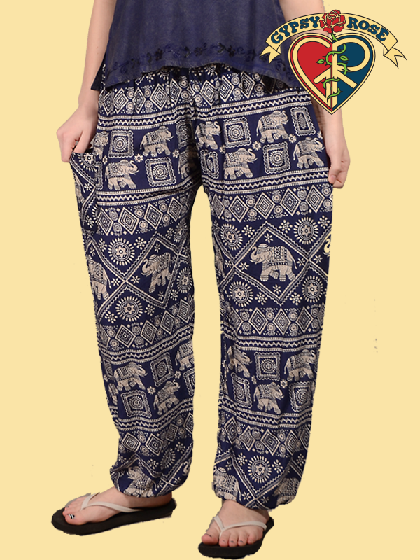 rayon harem pants