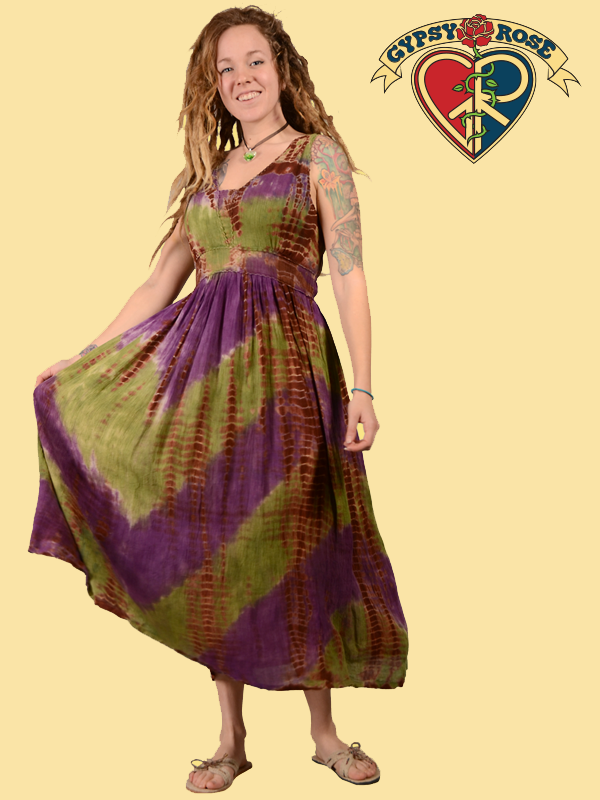 crinkle cotton maxi dress