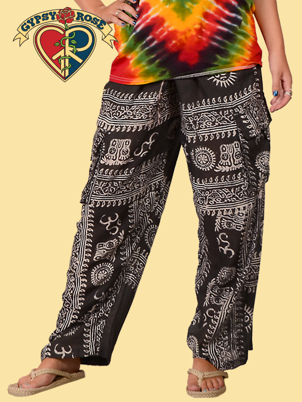 om shanti yoga pants