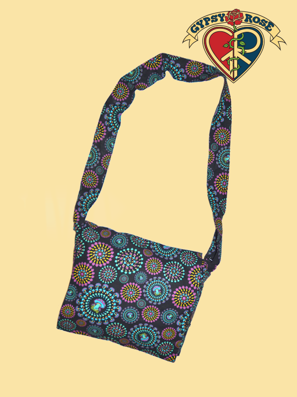 Cotton Mushroom Burst Print Dj Bag