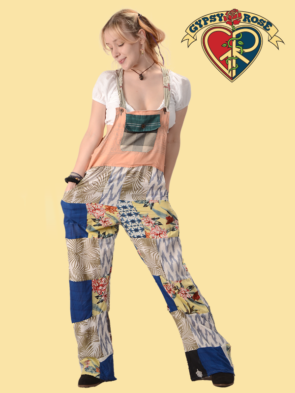 Patchwork Overall Gypsy Rose