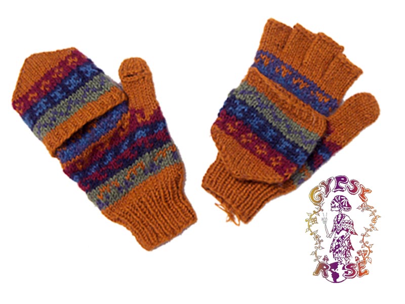 GLITTENS GLOVE MITTEN COMBO WOOL Gypsy Rose