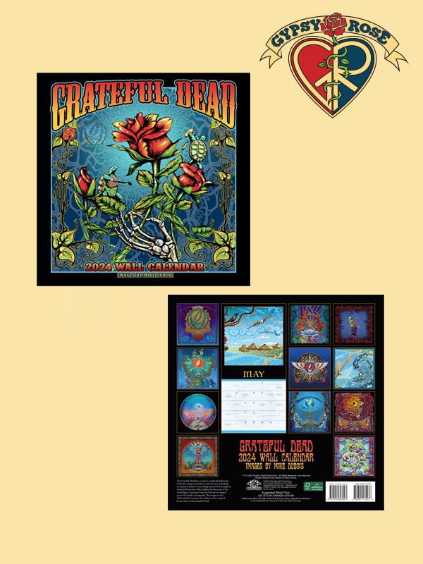 GRATEFUL DEAD CALENDAR 2024 Gypsy Rose