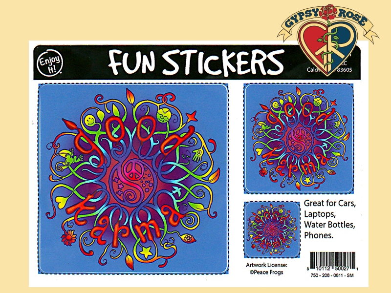 Good Karma 3 Asst Sizes Sticker