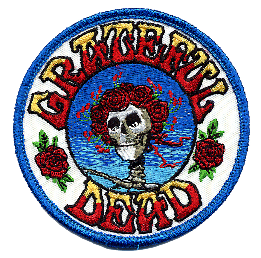 Grateful dead skull roses tattoo skeleton poster stanley mouse posters artwork rock skeletons band vector artist skulls iconic trippy scarlett