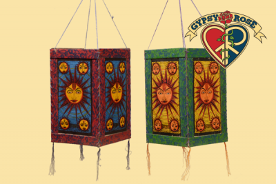 Celestial Heavens 4-Sided Printed Paper Lanterns