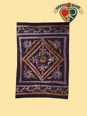 BATIK AND TYE DYE TWIN TAPESTRY - BEDSPREAD