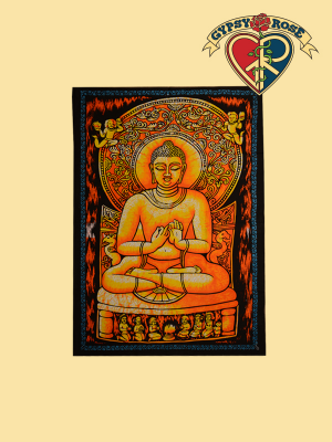 Buddha Batik Cotton Wall Hanging