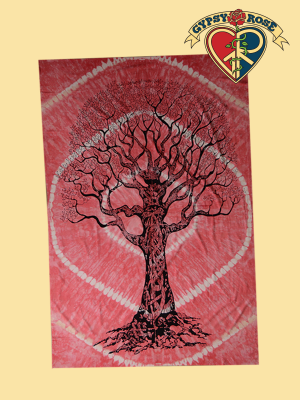 Luna Love Tree Twin Tapestry