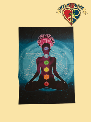 Chakra Yoga Tapestry - Bedspread