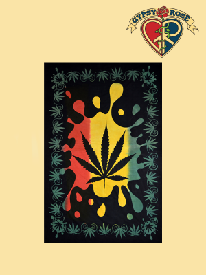 Rasta Splash Twin Tapestry