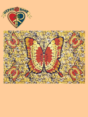 BUTTERFLY TWIN TAPESTRY - BEDSPREAD