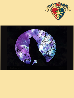 Howling Wolf Twin Tapestry