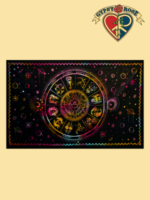 Zodiac Sun Moon Twin Tapestry