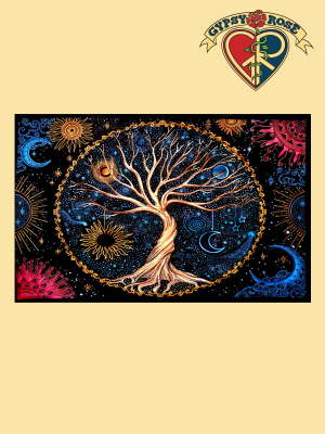 Celestial Tree Of Life Twin Tapestry