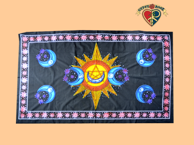 Celestial Pentagram Tapestry