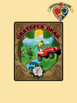 Grateful Dead Magnolia Fleece Throw
