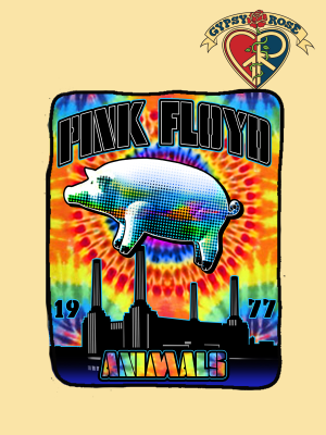 Pink Floyd Animals Throw