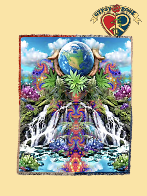 The Whole Whorld In Your Hands Woven Blanket