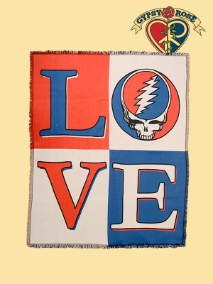 Grateful Dead Steal Your Love Woven Blanket