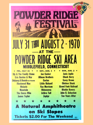 Powder Ridge Festival Poster