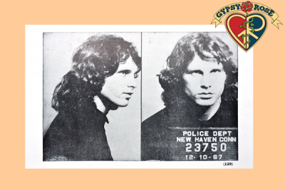 Jim Morrison Mugshot Shot Poster