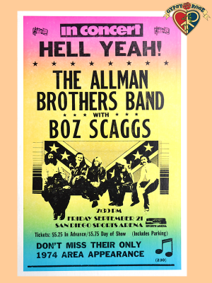 Allman Brothers 1974 Poster