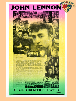 John Lennon Collage Poster