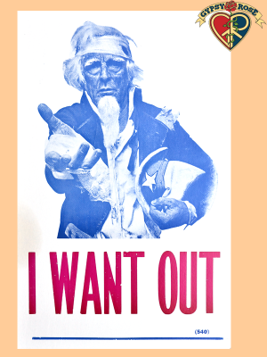 I Want Out Poster