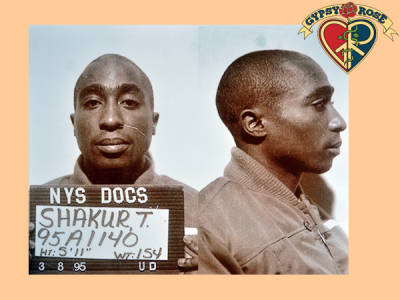 Tupac Mugshot Mini Poster