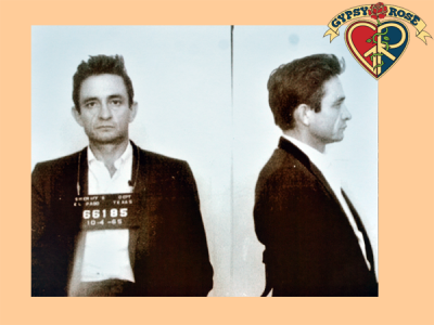 Cash Mugshot Mini Poster