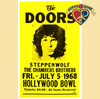 DOORS HOLLYWOOD BOWL CONCERT POSTER