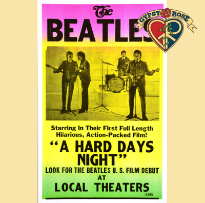 BEATLES HARD DAYS NIGHT CONCERT POSTER
