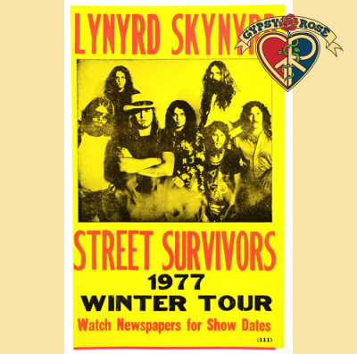 LYNYRD SKYNYRD STREET SURVIVORS CONCERT POSTER