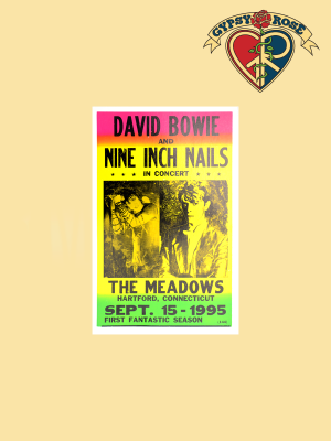 Bowie Nine Inch Nails Poster