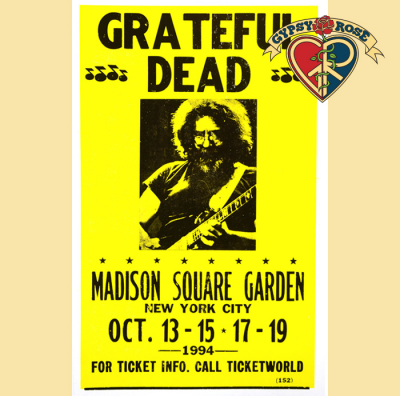 GRATEFUL DEAD MADISON SQUARE GARDEN CONCERT POSTER