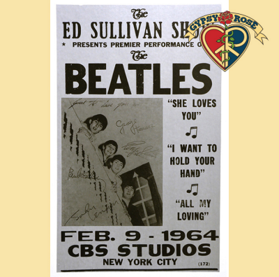 The Beatles  Ed Sullivan Show Poster