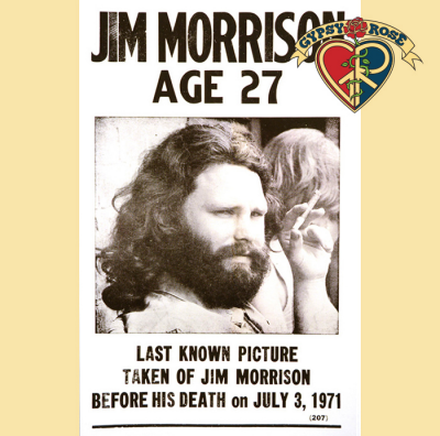 Jim Morrison Age 27 Poster