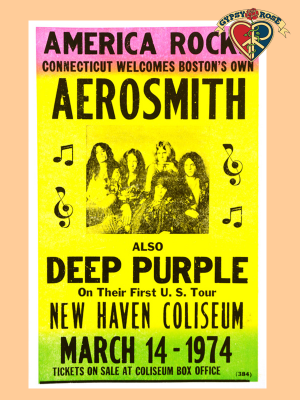 Aerosmith And Deep Purple Poster