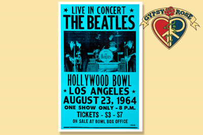 THE BEATLES AT THE HOLLYWOOD BOWL CONCERT POSTER