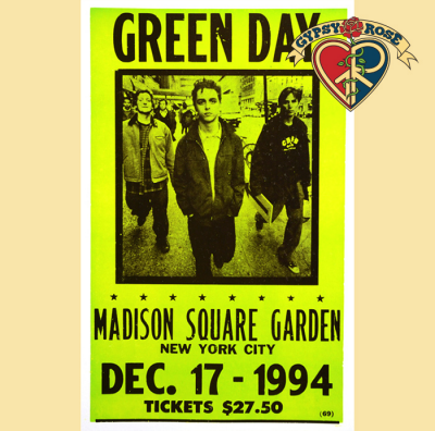 POSTER - GREEN DAY MADISON SQUARE GARDEN CONCERT POSTER