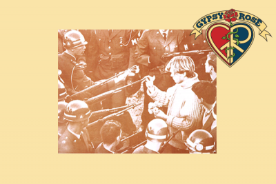 FLOWER POWER SEPIA PRINT