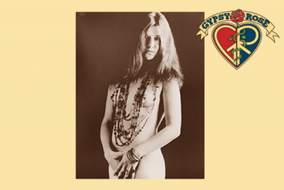 JANIS JOPLIN ALL NATURAL SEPIA PRINT