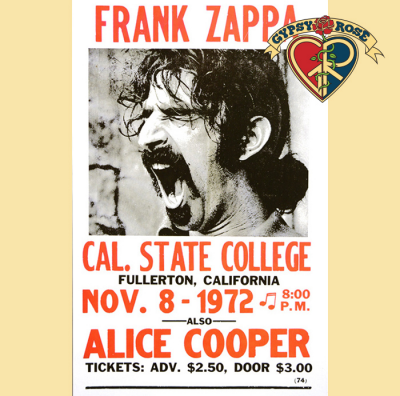 FRANK ZAPPA CAL STATE CONCERT POSTER