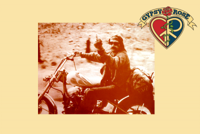 EASY RIDER DENNIS HOPPER FINGER SEPIA PRINT