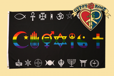 Rainbow Coexist  Flag