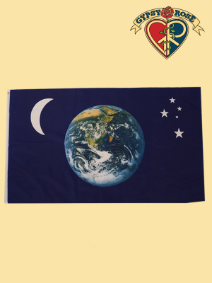 Earth Moon Stars Flag