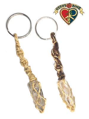 Himalayan Crystal Hemp Asst Color Keychain